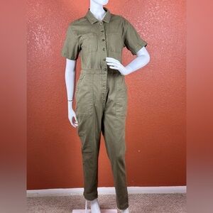 Regeneration Olive Green Women's Jumpsuit Size Small   A4